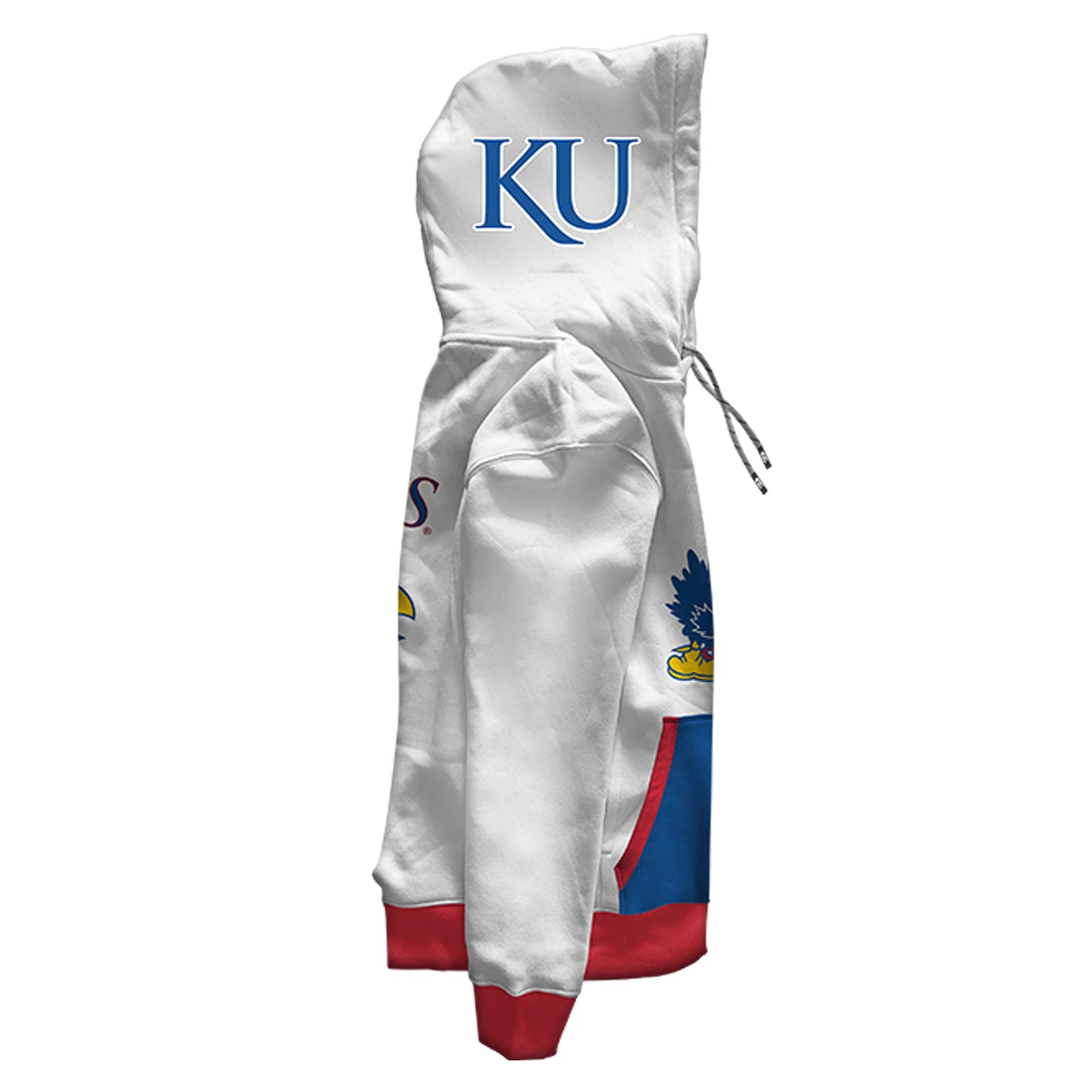 University of Kansas Tailgate White Hoodie