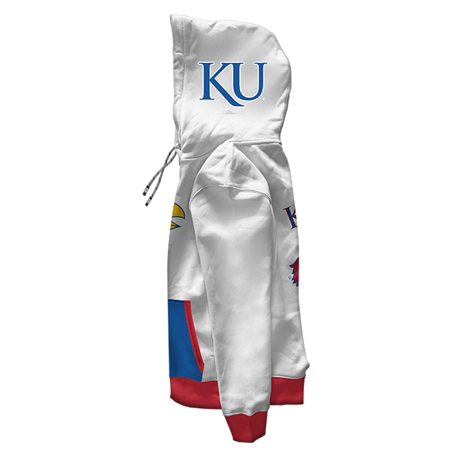 University of Kansas Tailgate White Hoodie