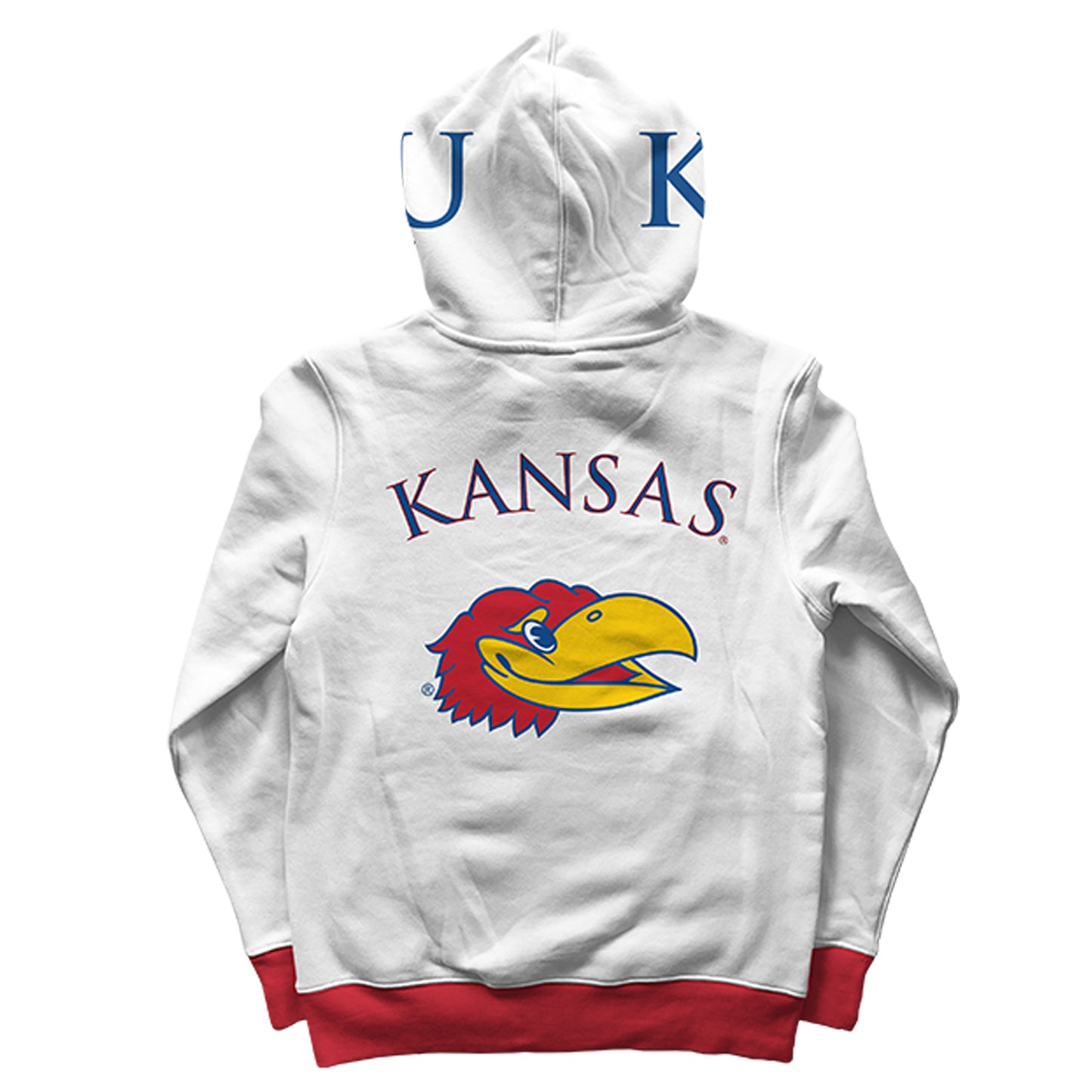 University of Kansas Tailgate White Hoodie