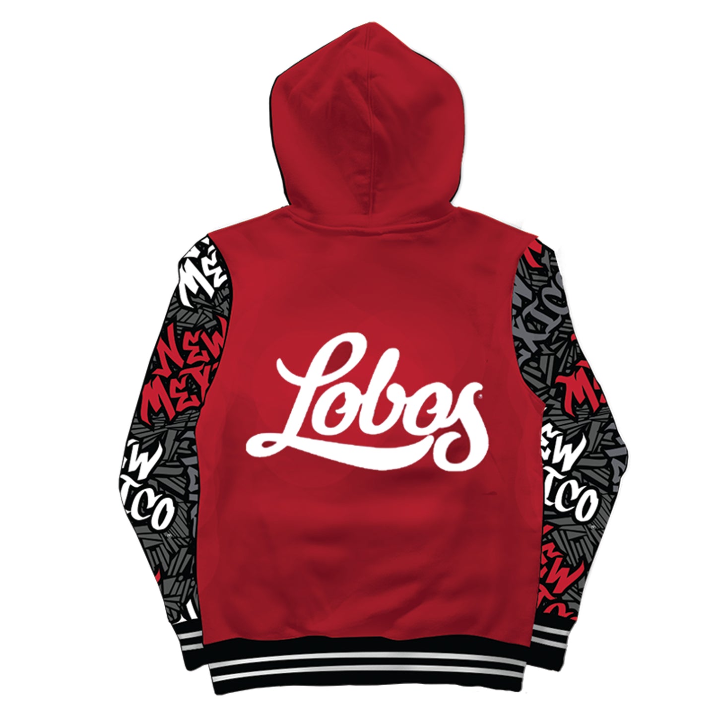 University of New Mexico Wildstyle Red Pullover Hoodie