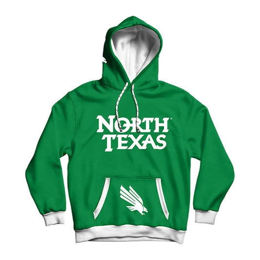 University of North Texas Rally Green Pullover Hoodie