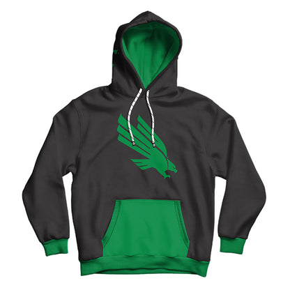 University of North Texas Tailgate Black Hoodie