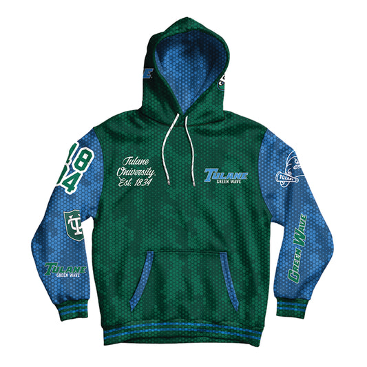 Tulane University Varsity Pullover Hoodie