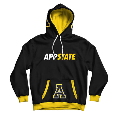 Appalachian State University Rally Black Pullover Hoodie