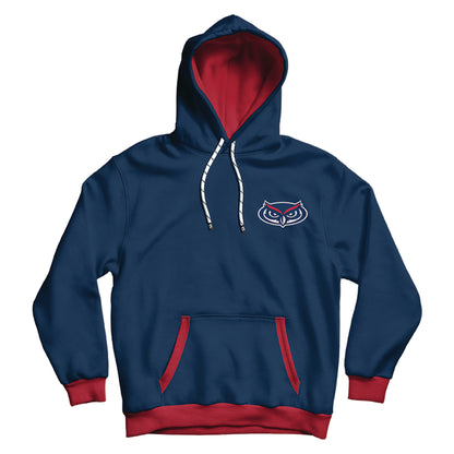 Florida Atlantic University Crest Pullover Hoodie