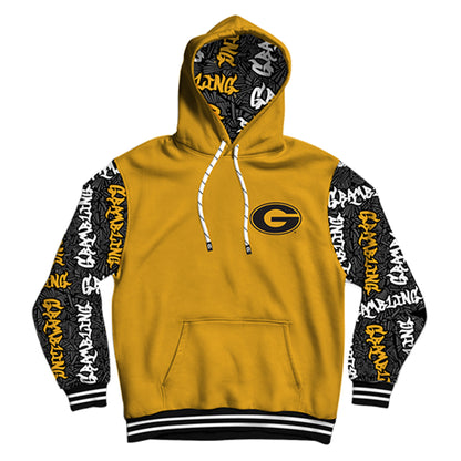 Grambling State University Wildstyle Gold Pullover Hoodie