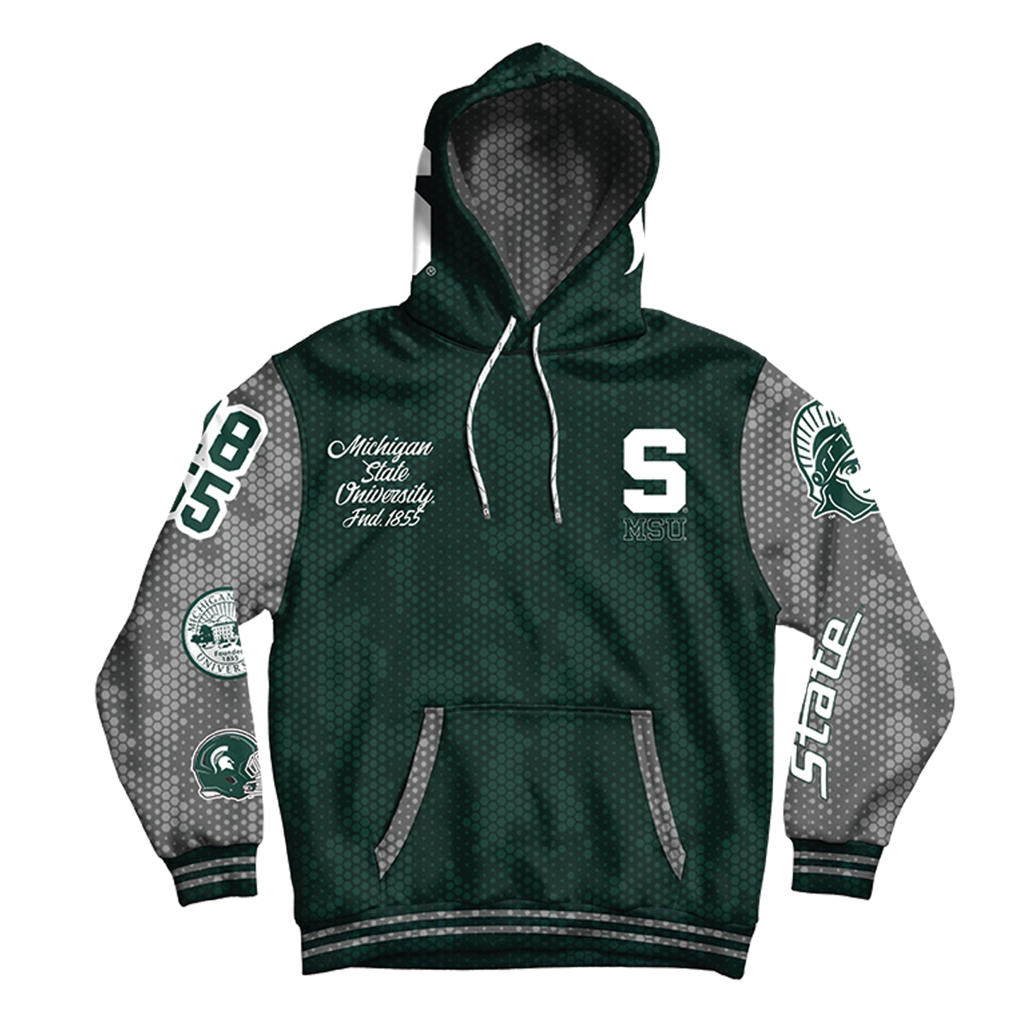 Michigan State University Varsity Pullover Hoodie