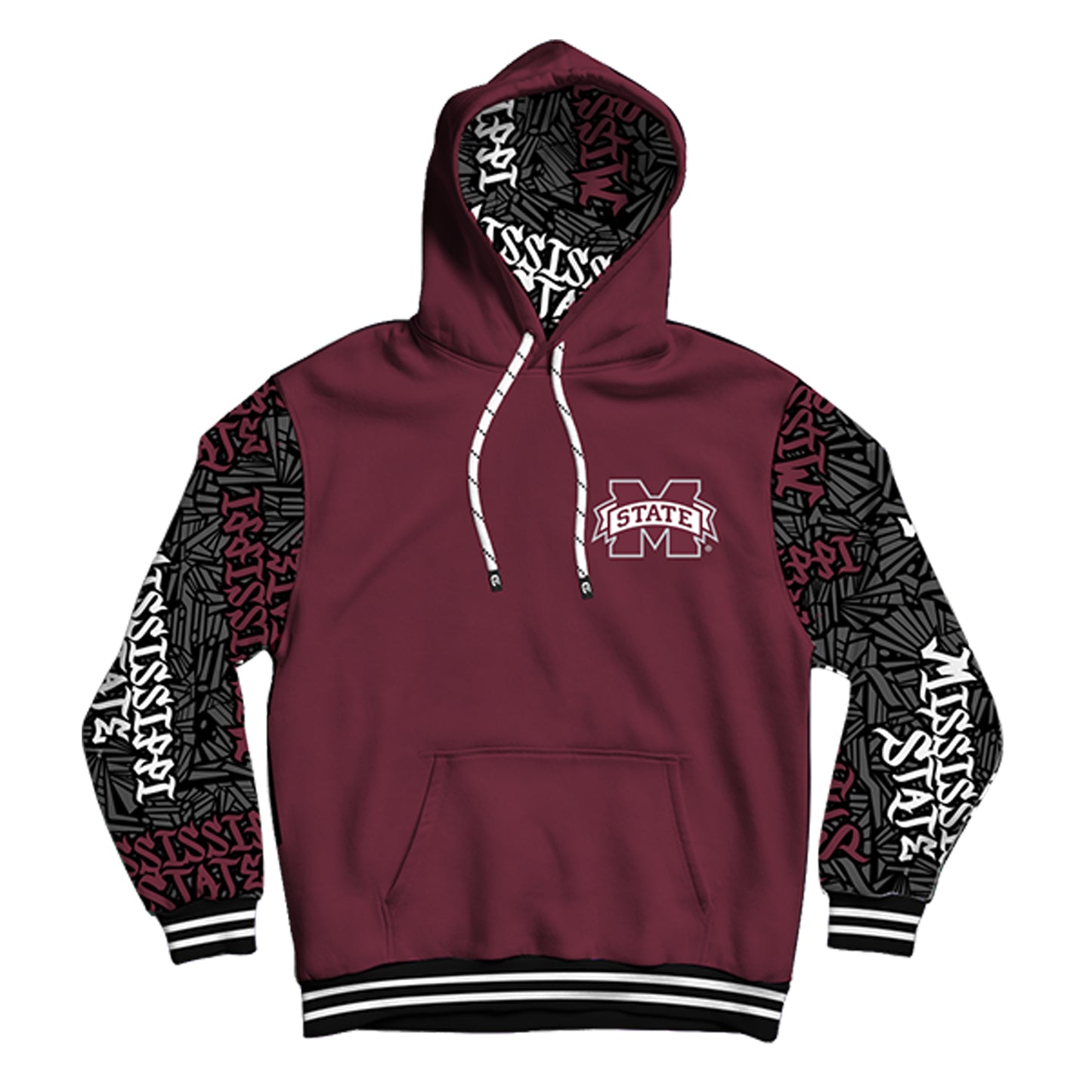 Mississippi State University Wildstyle Pullover Hoodie