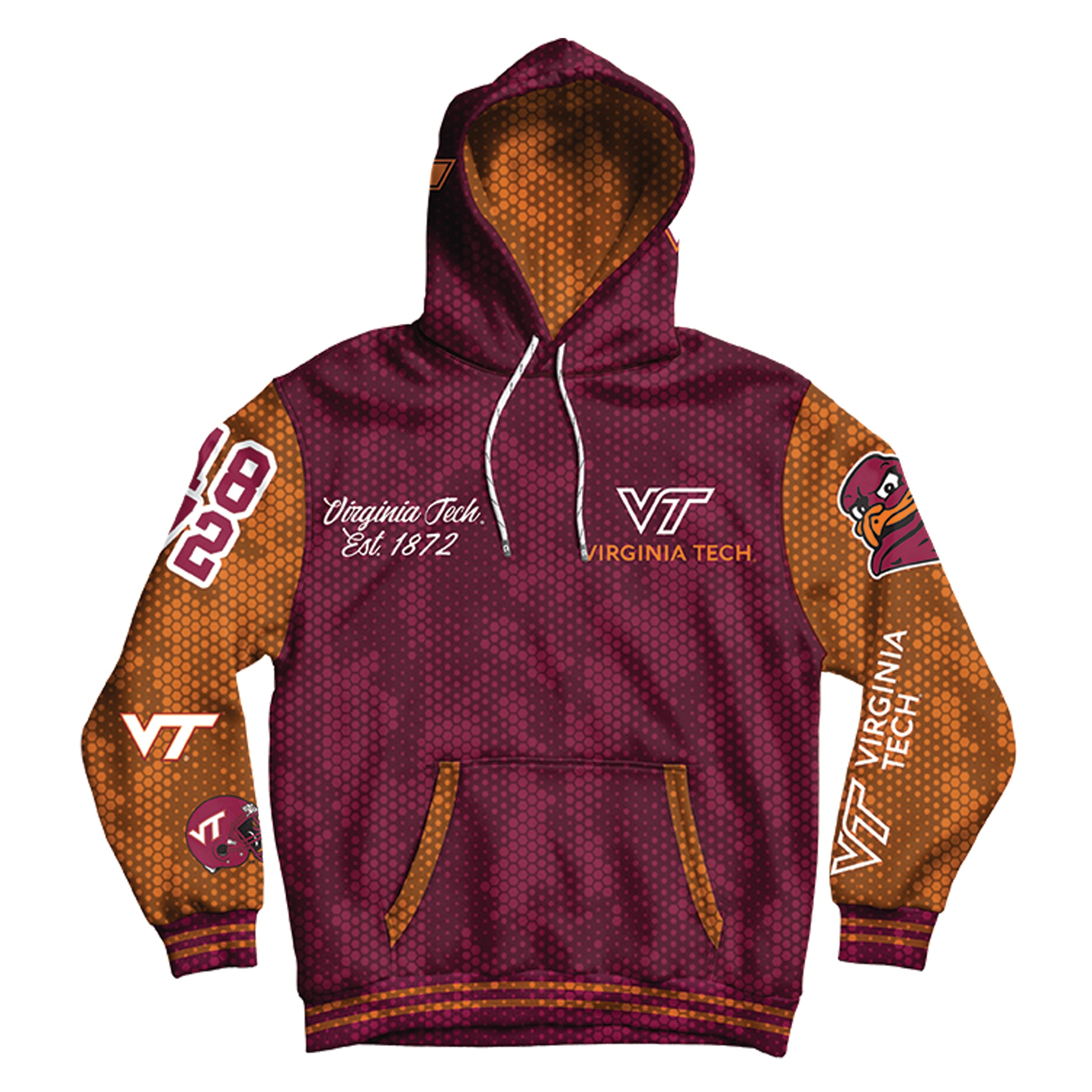 Virginia Tech University Varsity Pullover Hoodie – Game Time Hoodies