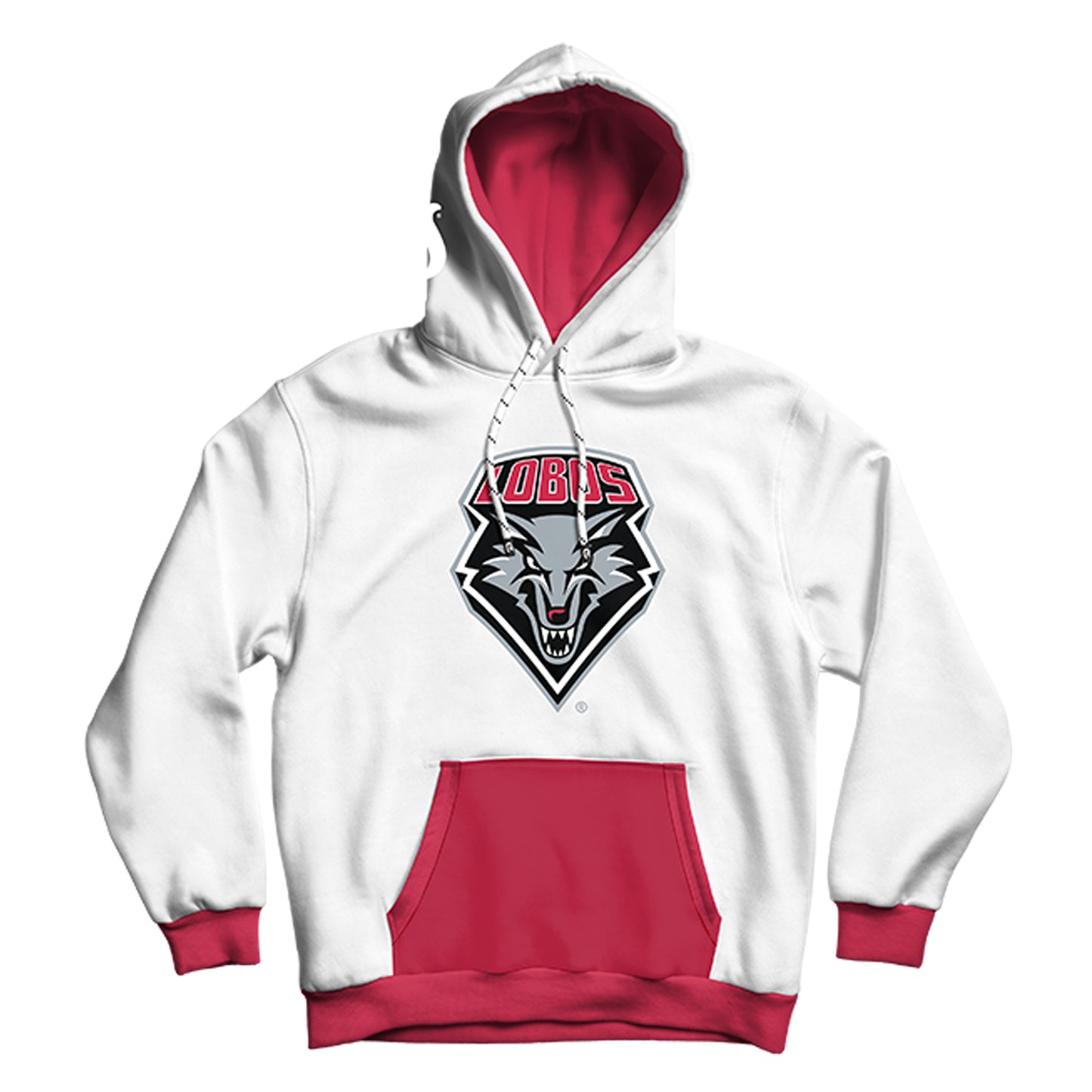 University of New Mexico Tailgate White Hoodie