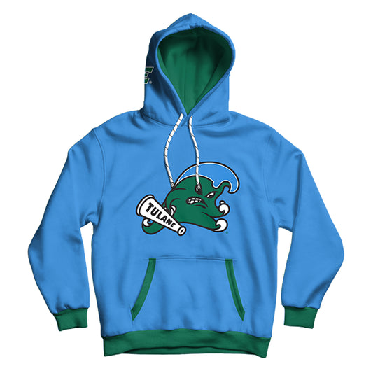 Tulane University Classic Blue Pullover Hoodie