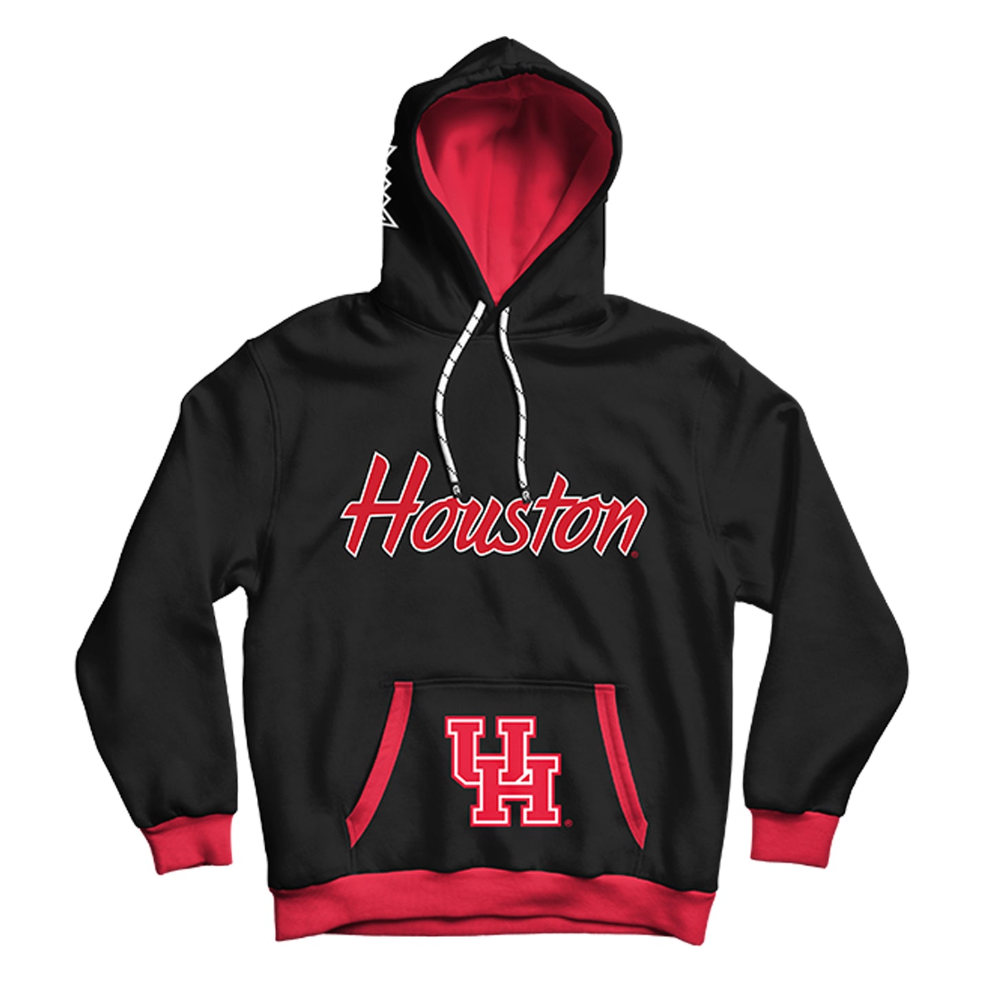 University of Houston Rally Black Pullover Hoodie