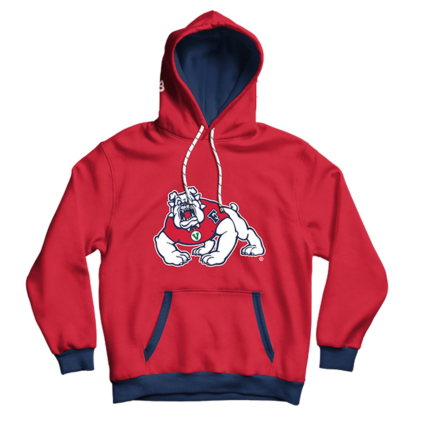 Fresno State University Classic Red Pullover Hoodie