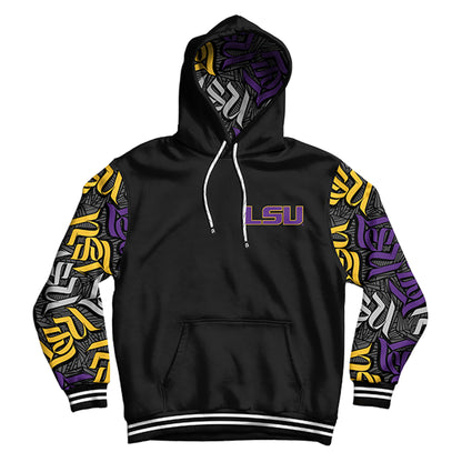 LSU Wildstyle Black Pullover Hoodie