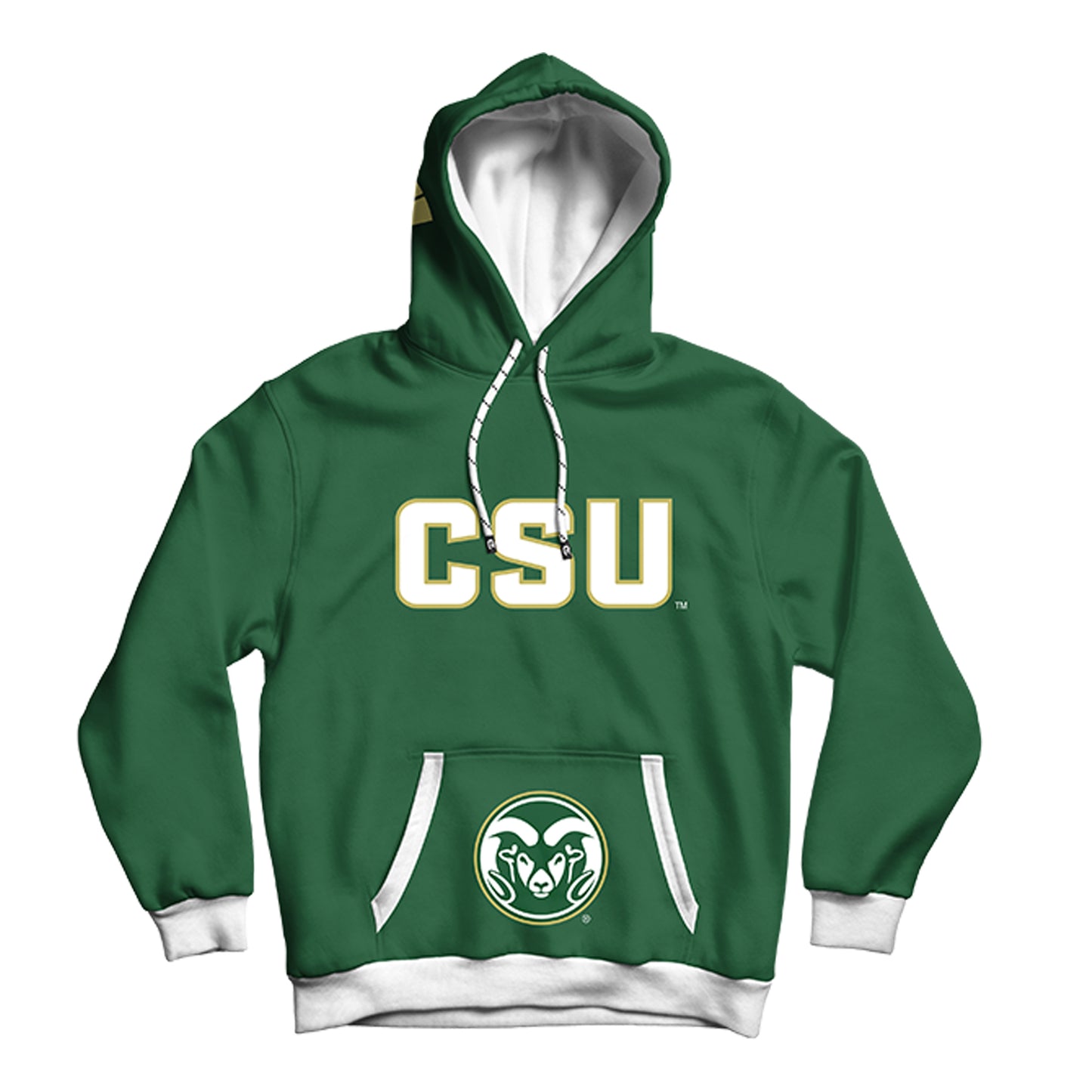 Colorado State University Rally Green Pullover Hoodie