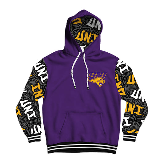 Northern Iowa University Wildstyle Purple Pullover Hoodie