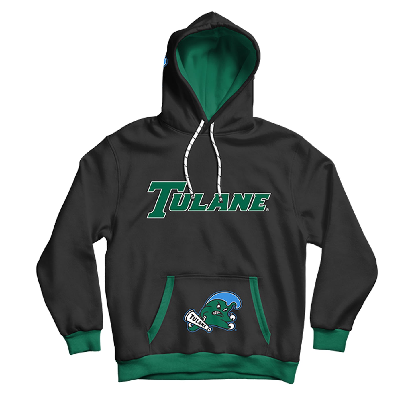 Tulane University Rally Black Pullover Hoodie