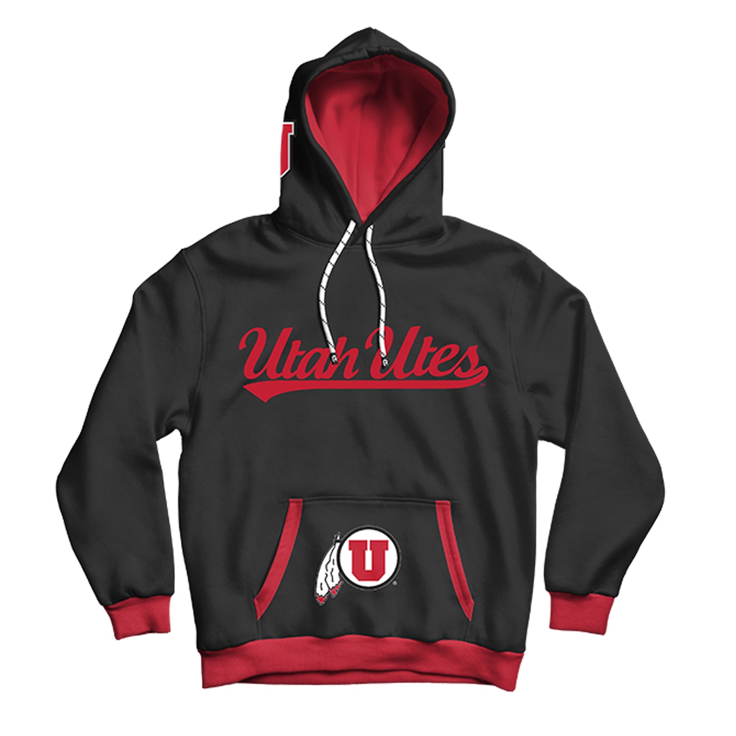 University of Utah Rally Black Pullover Hoodie