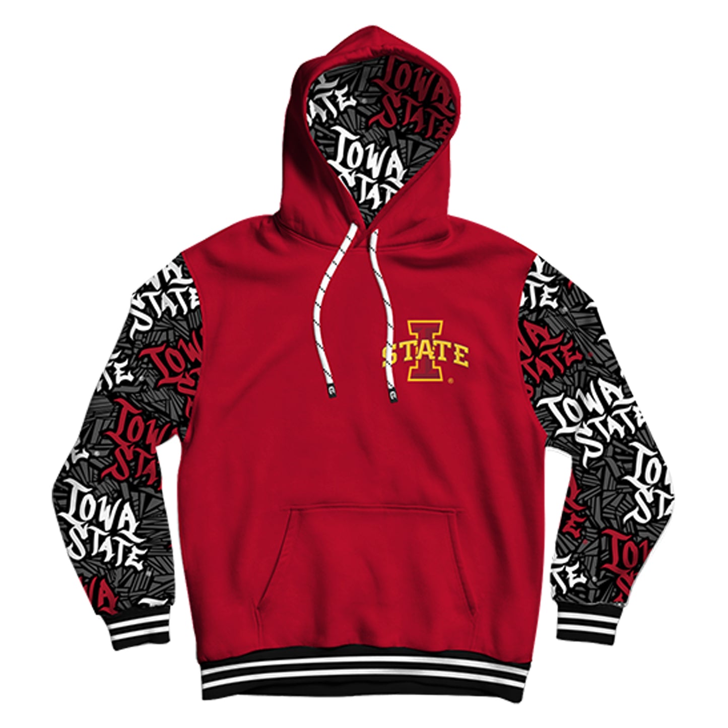 Iowa State University Wildstyle Red Pullover Hoodie