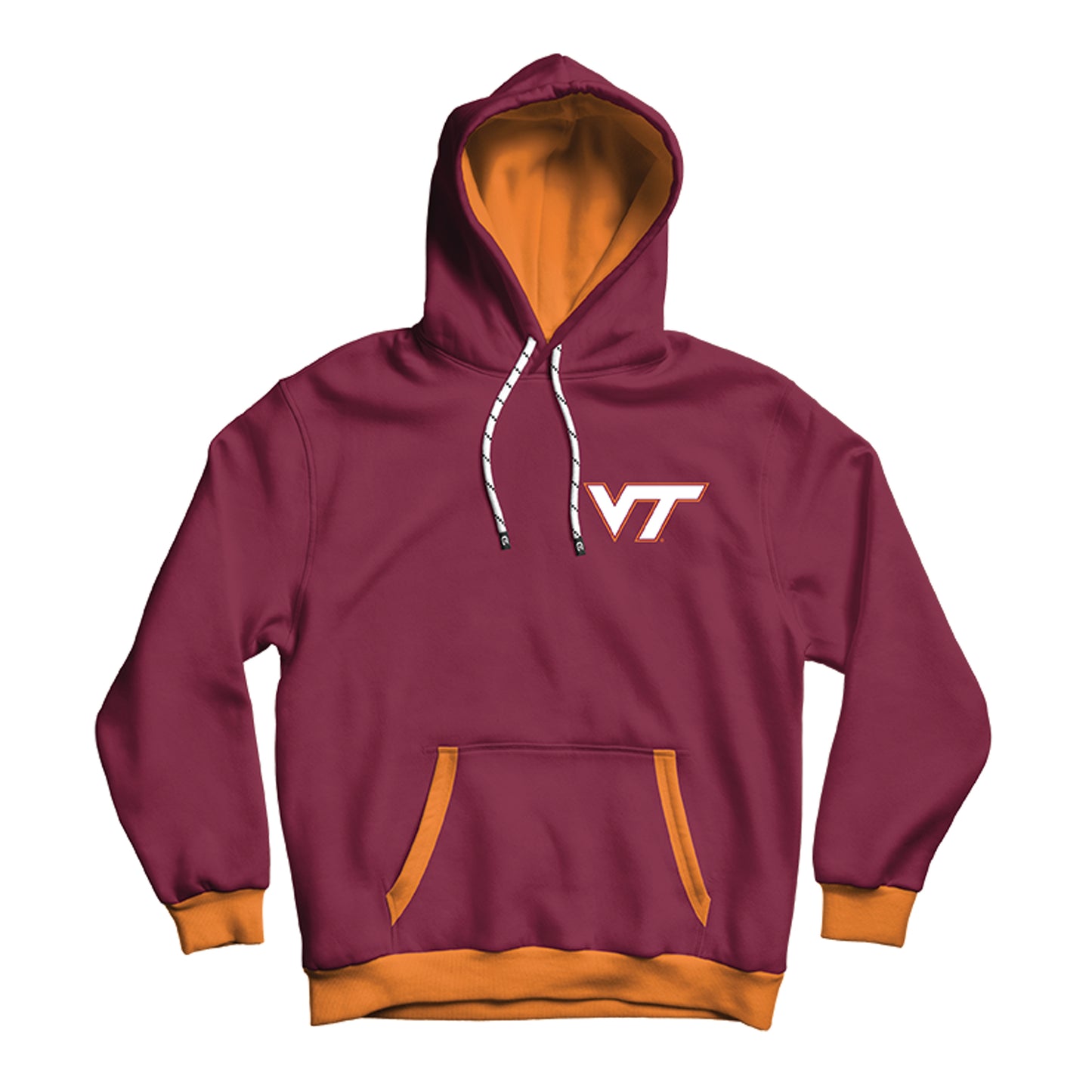 Virginia Tech University Crest Pullover Hoodie