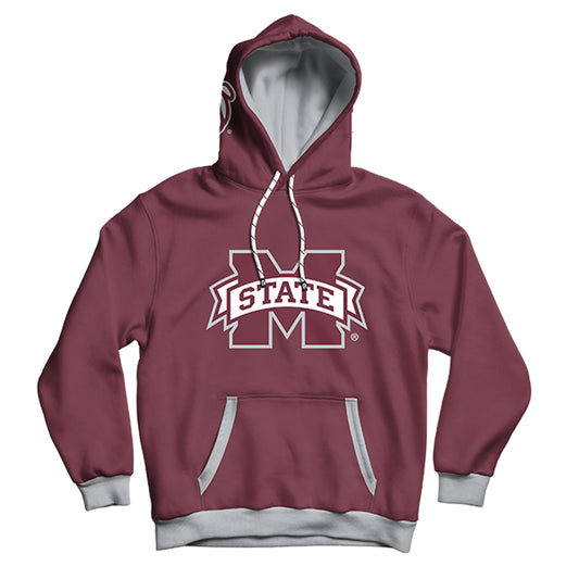 Mississippi State University Classic Maroon Pullover Hoodie