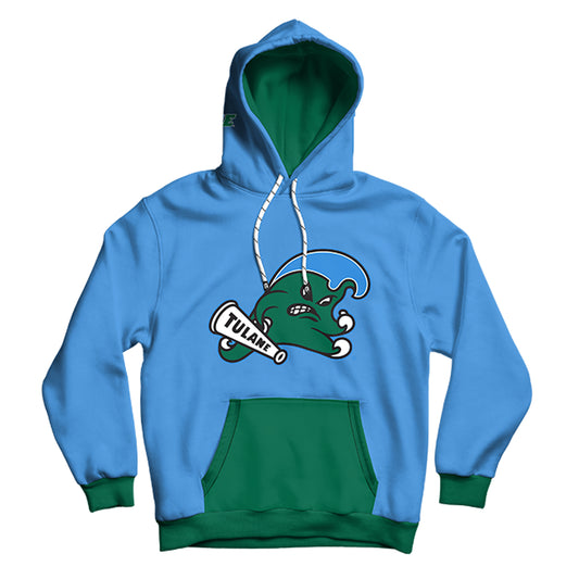 Tulane University Tailgate Blue Hoodie