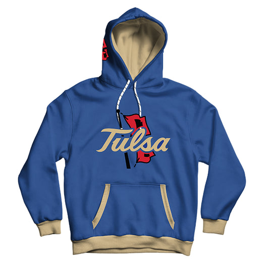 University of Tulsa Classic Blue Pullover Hoodie