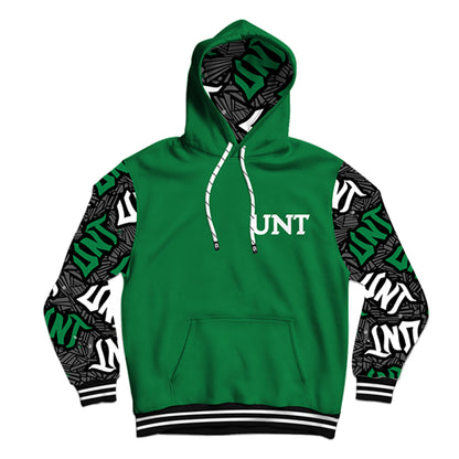 University of North Texas Wildstyle Green Pullover Hoodie