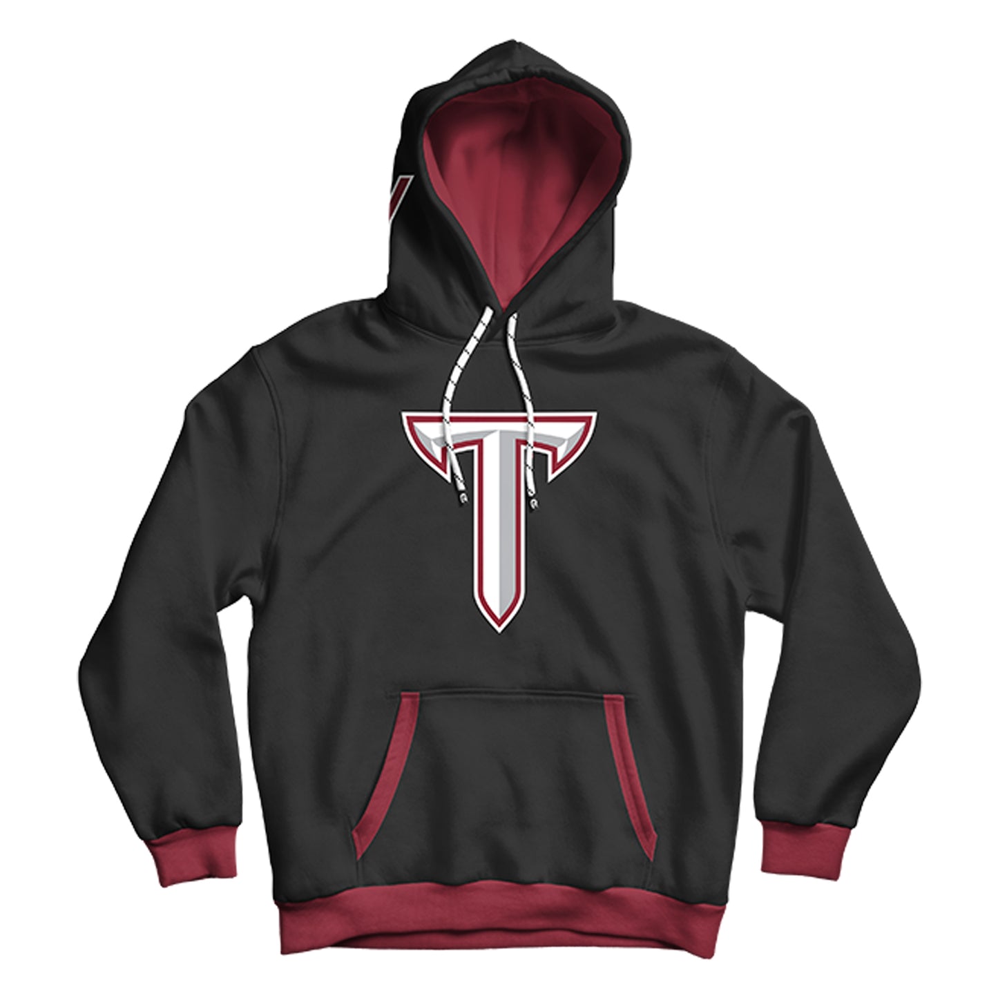 Troy University Classic Black Pullover Hoodie