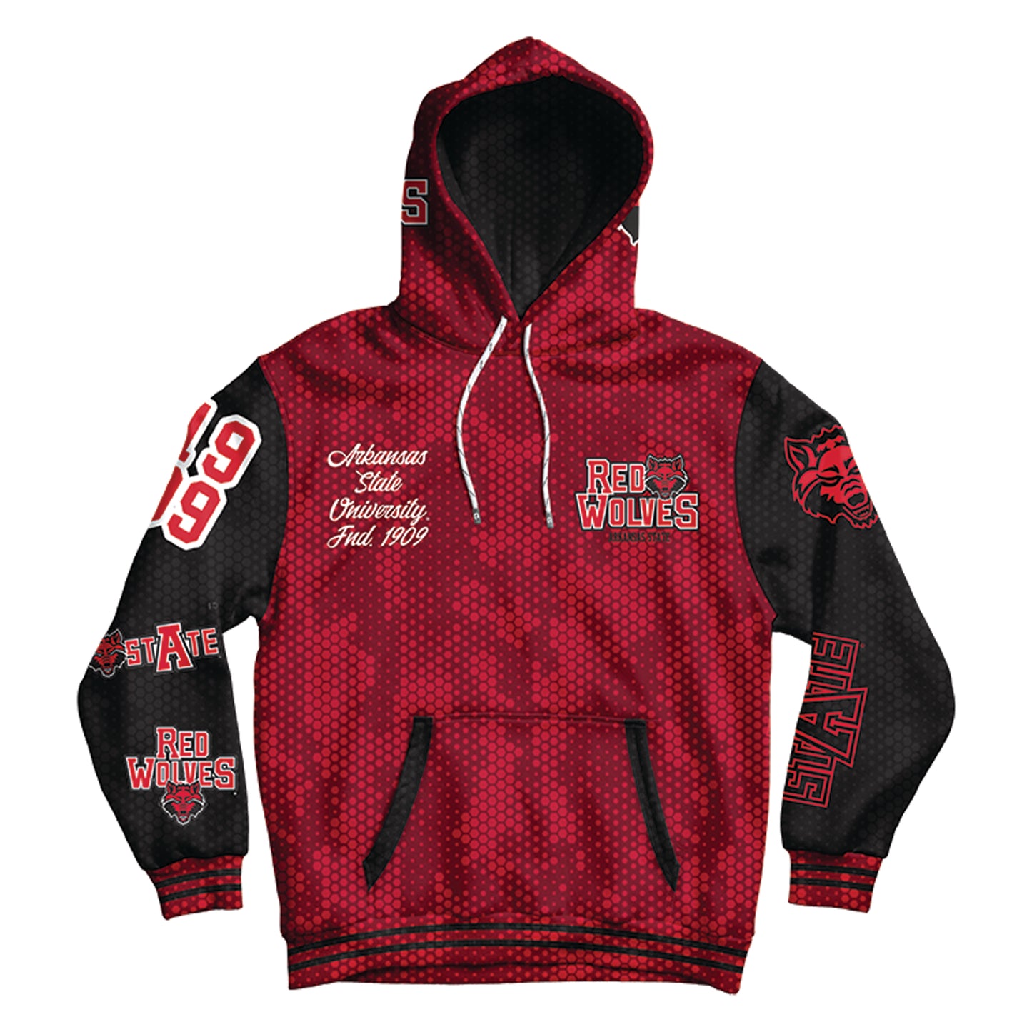 Arkansas State University Varsity Pullover Hoodie