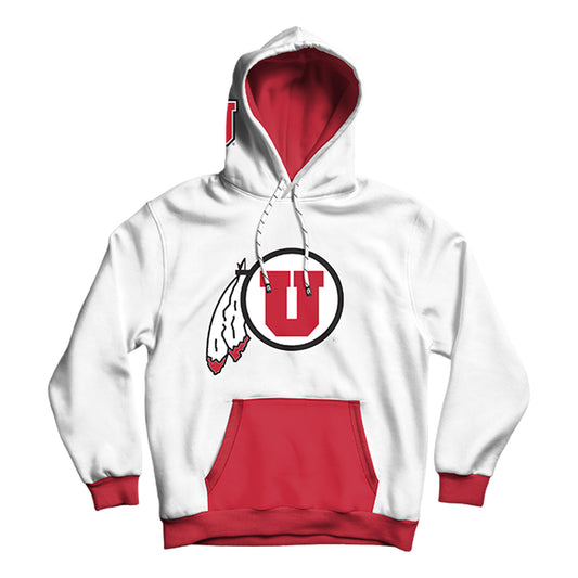 University of Utah Tailgate White Hoodie