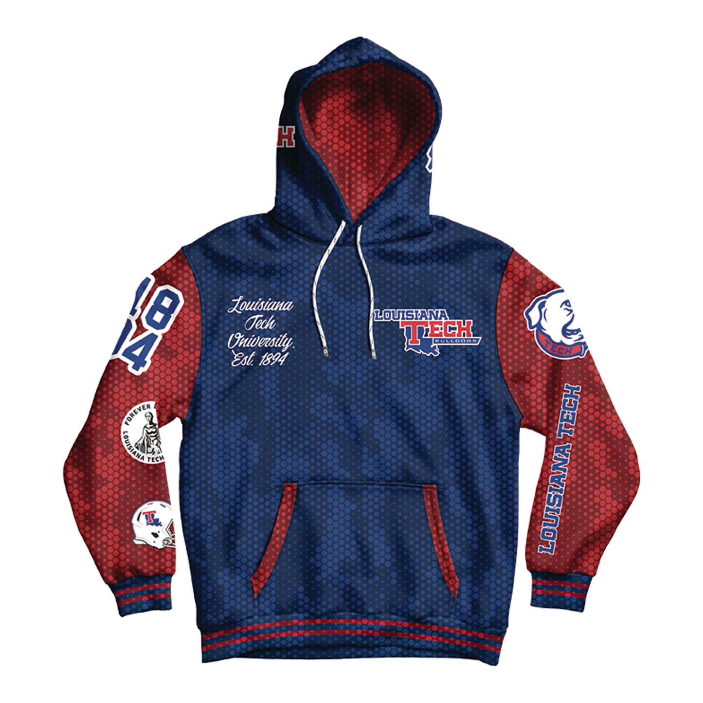 Louisiana Tech University Varsity Pullover Hoodie