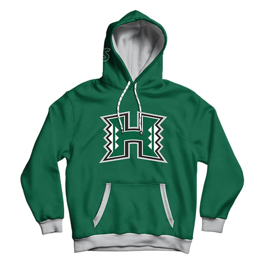 University of Hawaii Classic Green Pullover Hoodie