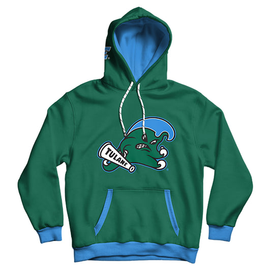 Tulane University Classic Green Pullover Hoodie