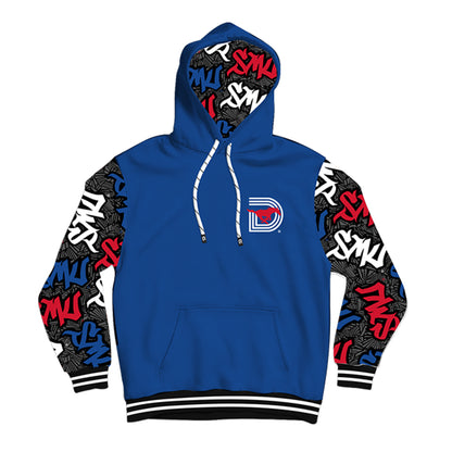 SMU Wildstyle Blue Pullover Hoodie