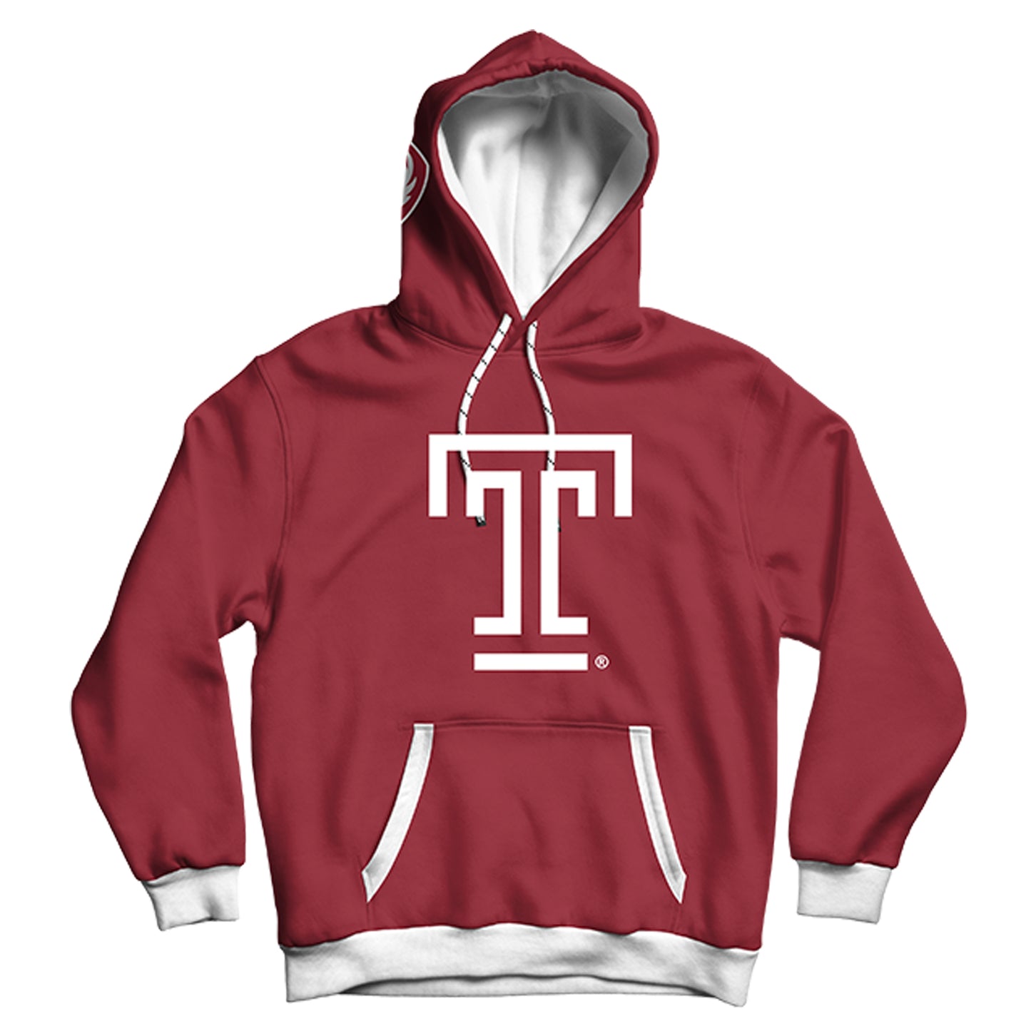 Temple University Classic Maroon Pullover Hoodie