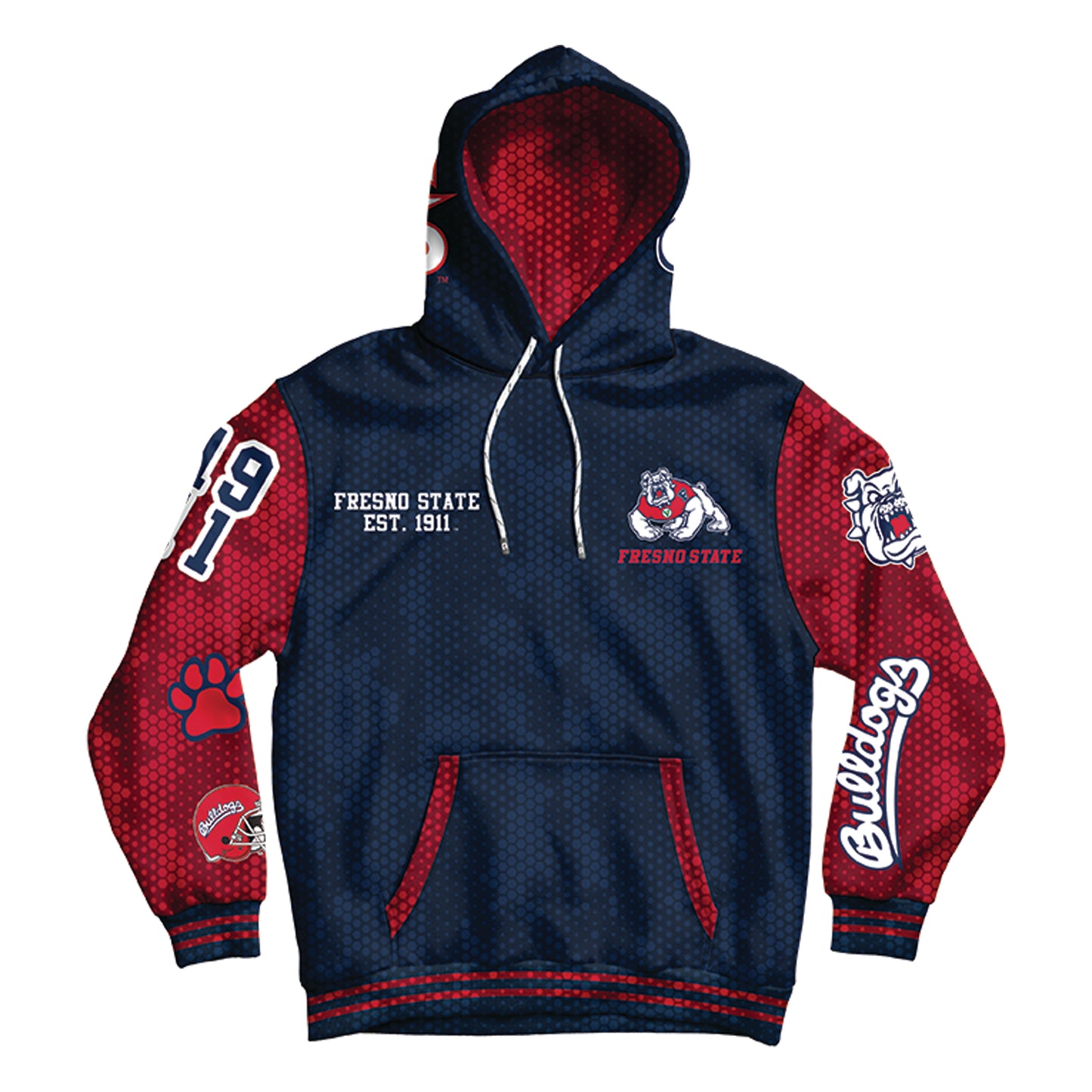 Fresno State University Varsity Pullover Hoodie