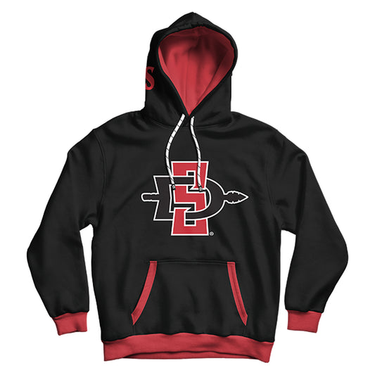 San Diego State University Classic Black Pullover Hoodie