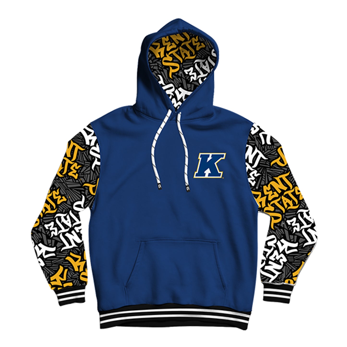 Kent State University Wildstyle Blue Pullover Hoodie