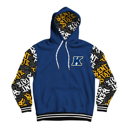 Kent State University Wildstyle Blue Pullover Hoodie