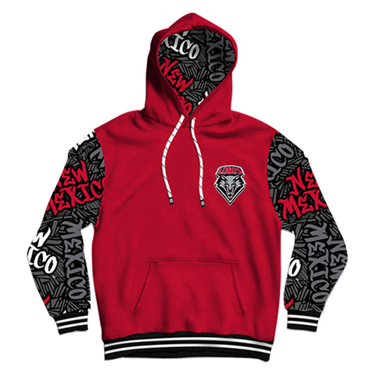 University of New Mexico Wildstyle Red Pullover Hoodie