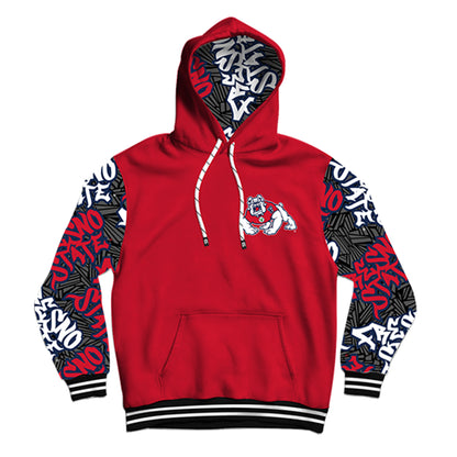 Fresno State University Wildstyle Pullover Hoodie