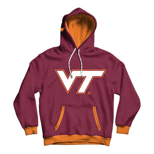 Virginia Tech University Classic Maroon Pullover Hoodie