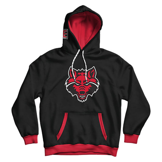 Arkansas State University Classic Black Pullover Hoodie