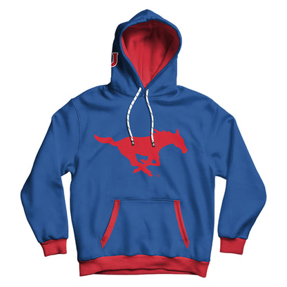 SMU Classic Blue Pullover Hoodie