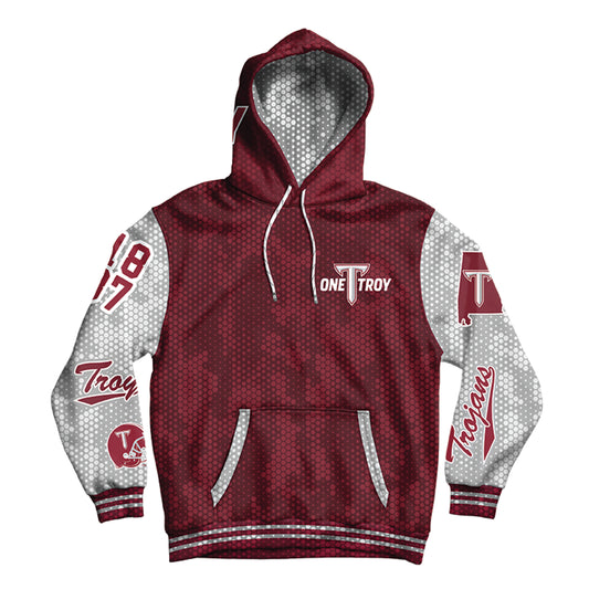 Troy University Varsity Pullover Hoodie