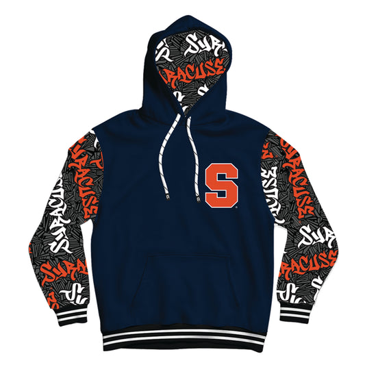 Syracuse University Wildstyle Navy Pullover Hoodie