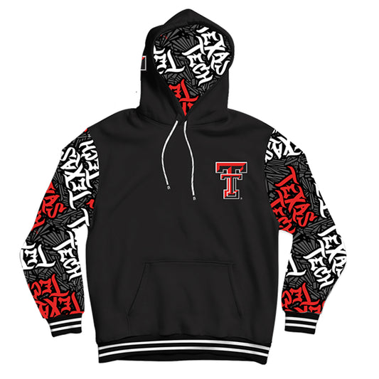 Texas Tech University Wildstyle Black Pullover Hoodie