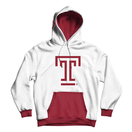 Temple University Tailgate White Hoodie