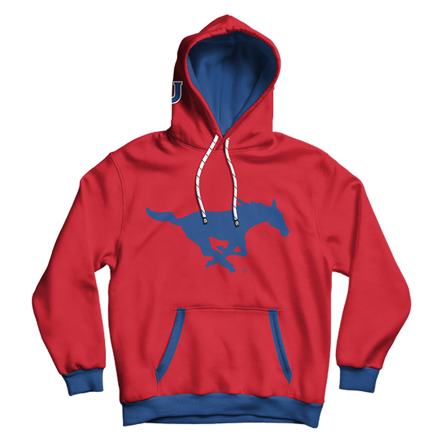 SMU Classic Red Pullover Hoodie